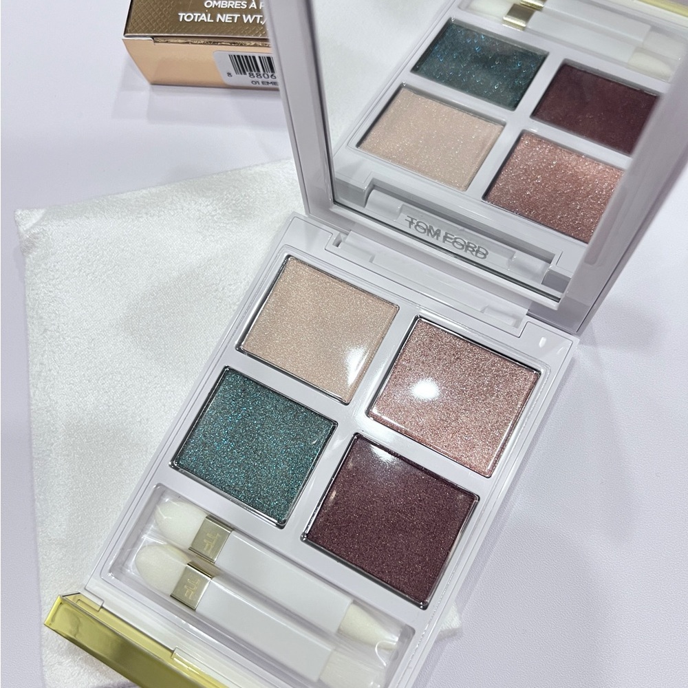 Tom Ford Soleil Eye Color Quad Eyeshadow Palette 01 Emerald Dusk